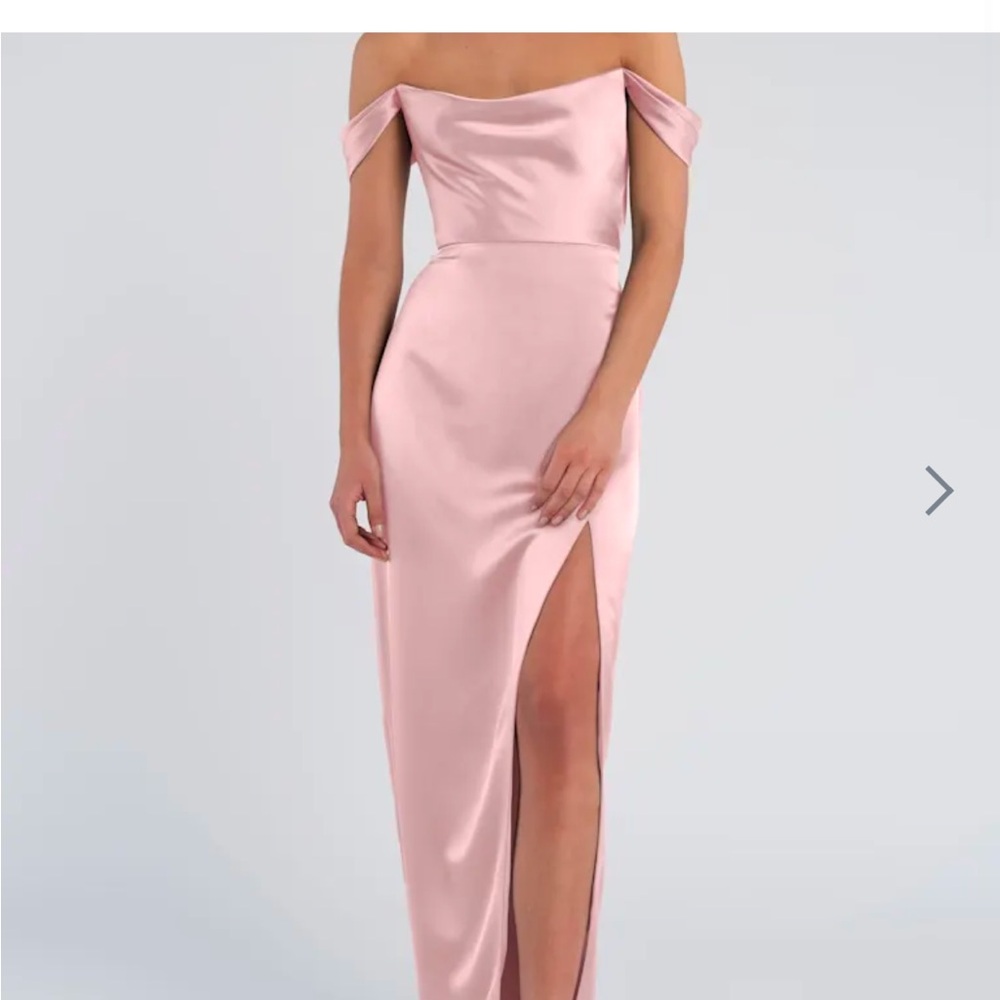 Elegant Pink Off-Shoulder Dress